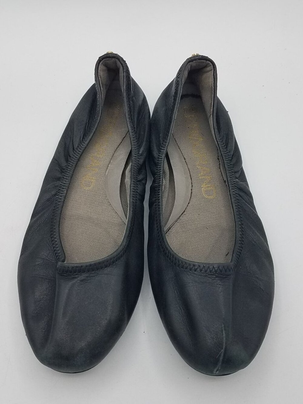Cole Haan Womens Zerogrand Stagedoor Stud Ballet Flat Black Womens 7.5 B W00477